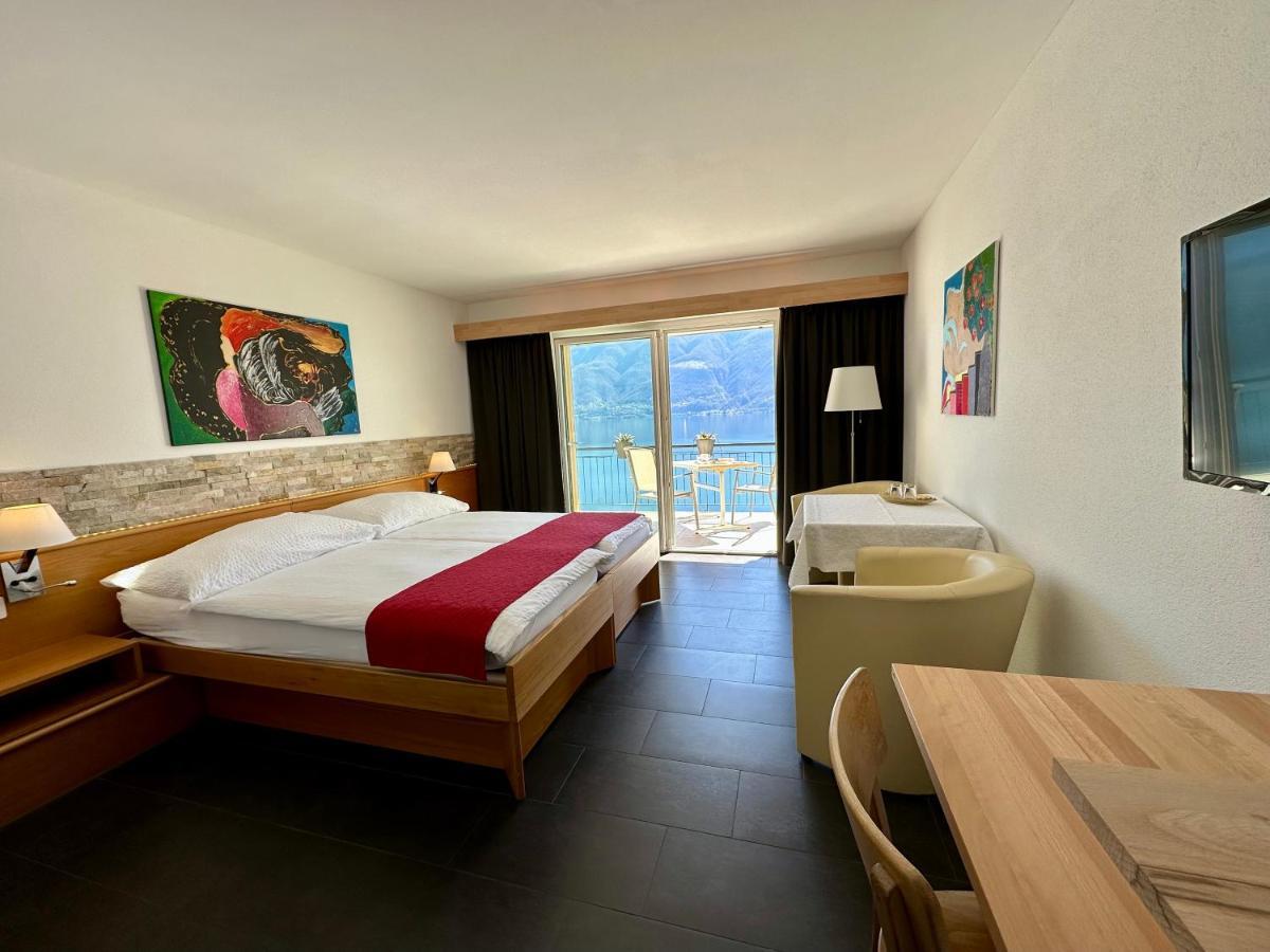 Hotel Garni Morettina Brissago Kültér fotó