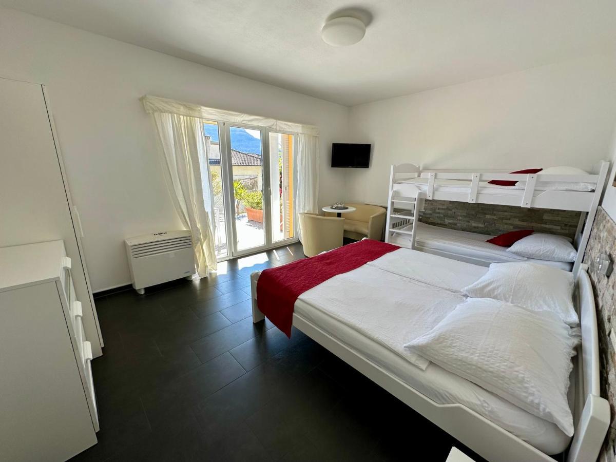 Hotel Garni Morettina Brissago Kültér fotó